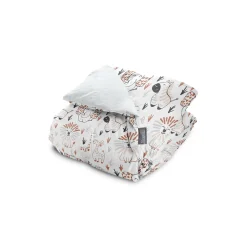 Eleganzzz Kinder Dekbedovertrek Micropercal Animal Crackers - white 140x220/240cm Best