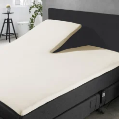 Eleganzzz Splittopper Hoeslaken Perkal Katoen - ivoor 160x200cm Discount