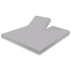 Eleganzzz Splittopper Hoeslaken Jersey Katoen Stretch - licht grijs 160x200cm Discount
