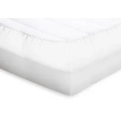 Eleganzzz Topper Hoeslaken Katoen Perkal - wit 90x210/220cm Discount