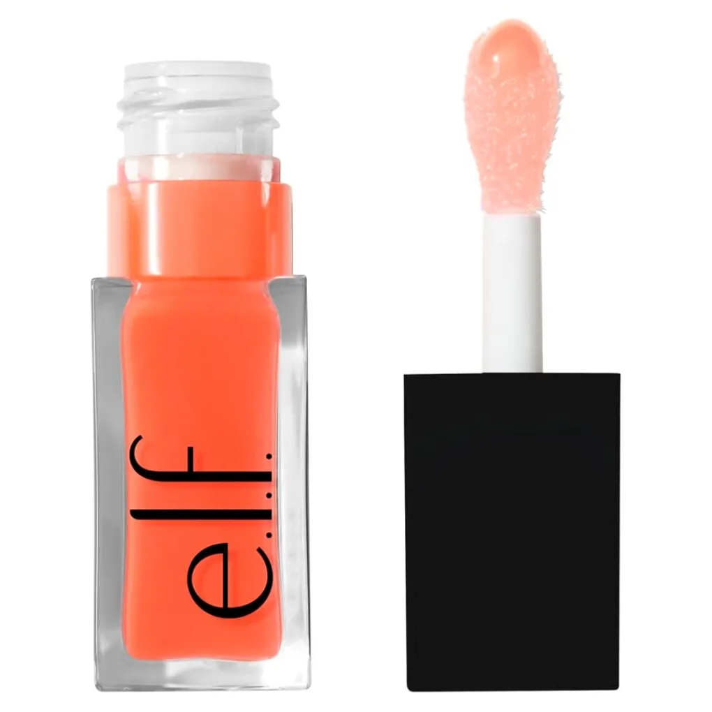 ELF e.l.f. Glow Reviver Coral Fixation Lip Oil New
