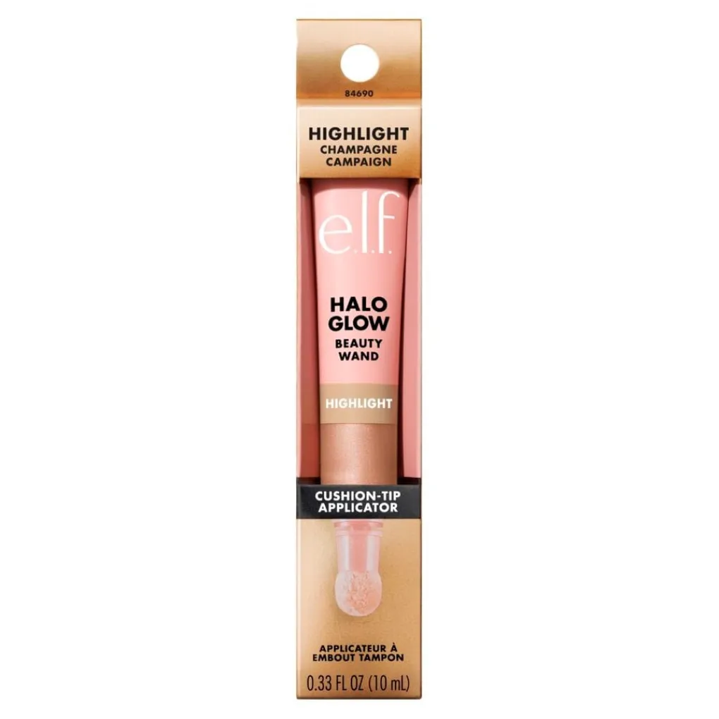 ELF e.l.f. Halo Glow Highlight Champagne Campaign Beauty Wand Best