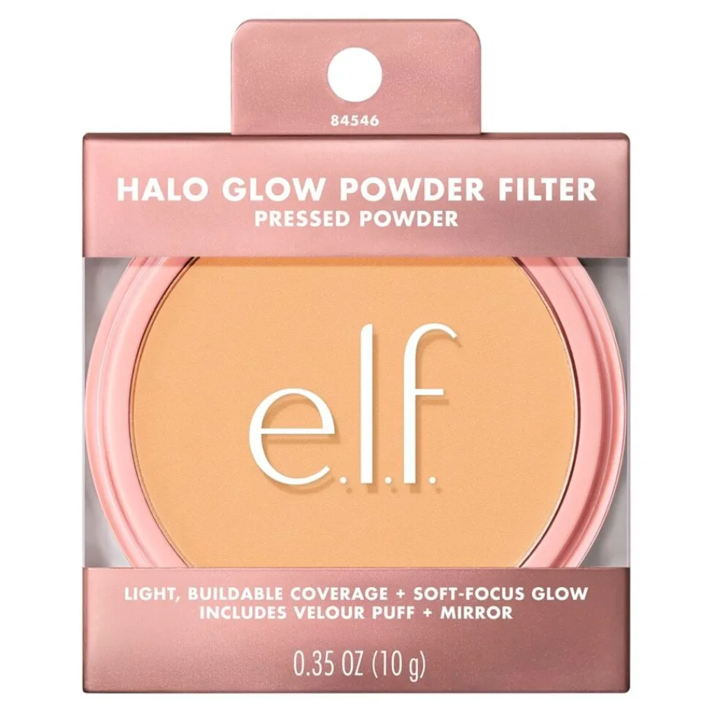 ELF e.l.f. Halo Glow Powder Filter Light Warm Pressed Powder