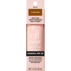 ELF e.l.f. Halo Glow SPF50 12 Tan Cool Skin Tint