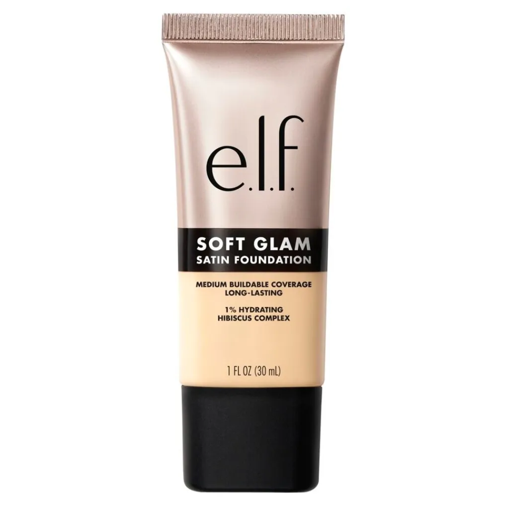 ELF e.l.f. Soft Glam 15 Fair Warm Satin Foundation New