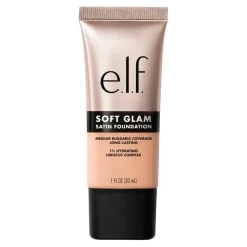 ELF e.l.f. Soft Glam 25 Light Neutral Satin Foundation New