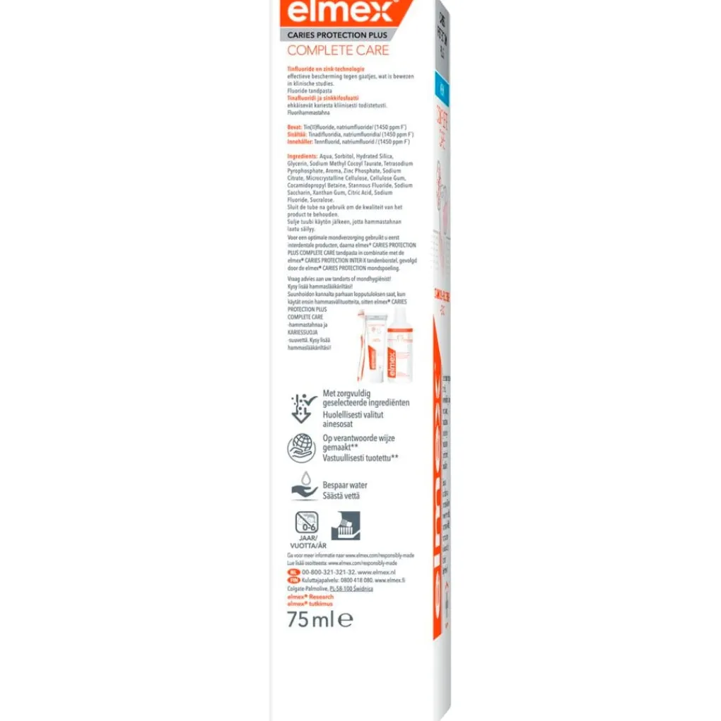 Elmex Complete Care Caries Protection Plus Tandpasta Clearance