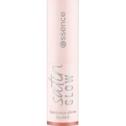 Essence Satin Glow 01 Whole Latte Love Luminous Shine Lipstick New
