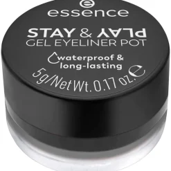 Essence Stay & Play 01 Black Gel Eyeliner Pot Clearance