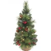 Everyday Miniature Pine cone & Berry tree verlichte tafelkerstboom Outlet
