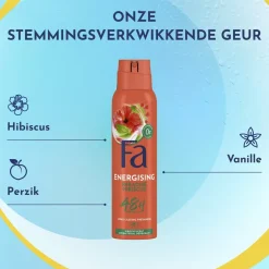 Fa Energising Paradise Hibiscus Deodorant Spray Online
