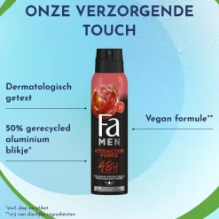 Fa Men Attraction Force Deodorant & Bodyspray Clearance