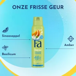 Fa Orange Sunrise Deodorant Spray Outlet