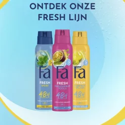 Fa Passion Fruit Pools Deodorant Spray Hot