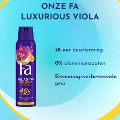 Fa Relaxing Luxurious Viola Deodorant Spray Best