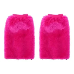 Overig Fake Fur Gebreide Beenwarmers Discount