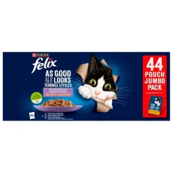 Felix Elke Dag Feest in Gelei Mix Selectie Kattenvoer Clearance