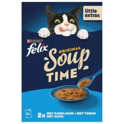 Felix Little Extras Soup Time Kattenvoer Sale
