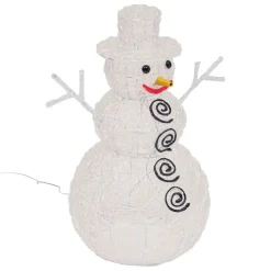 Fééric Lights and Christmas verlichte 3D-sneeuwpop Outlet