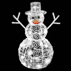 Fééric Lights and Christmas verlichte 3D-sneeuwpop Outlet