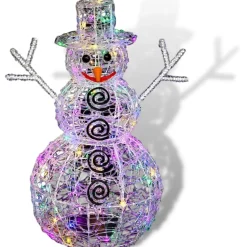 Fééric Lights and Christmas verlichte 3D-sneeuwpop Discount