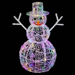 Fééric Lights and Christmas verlichte 3D-sneeuwpop Discount