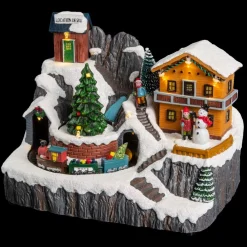 Fééric Lights and Christmas verlicht kerstdorp 'De kerstchalet in de bergen' Outlet