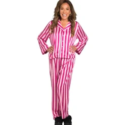 Patty From PB With Love Gestreepte Satijnen Pyjama Sale