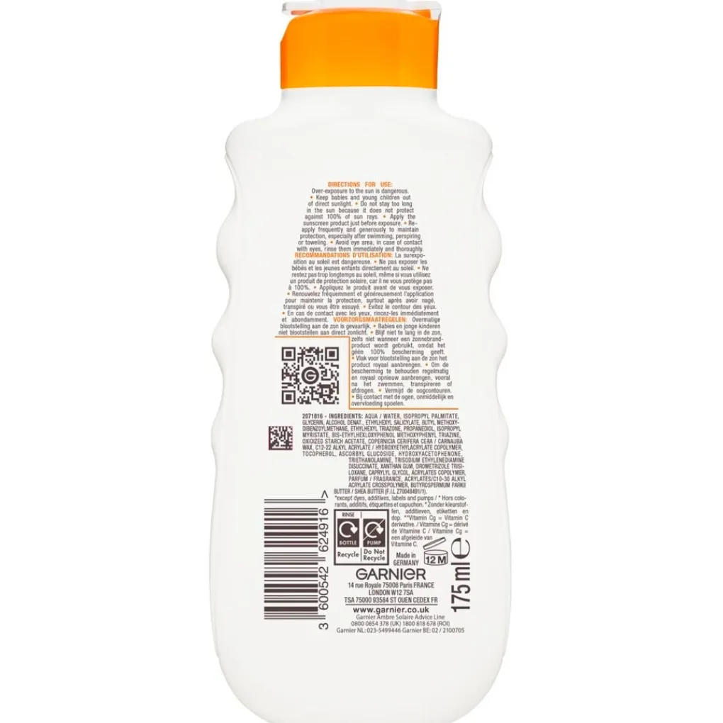 Garnier Ambre Solaire Hydra 24H Protect SPF30 Zonnemelk Discount