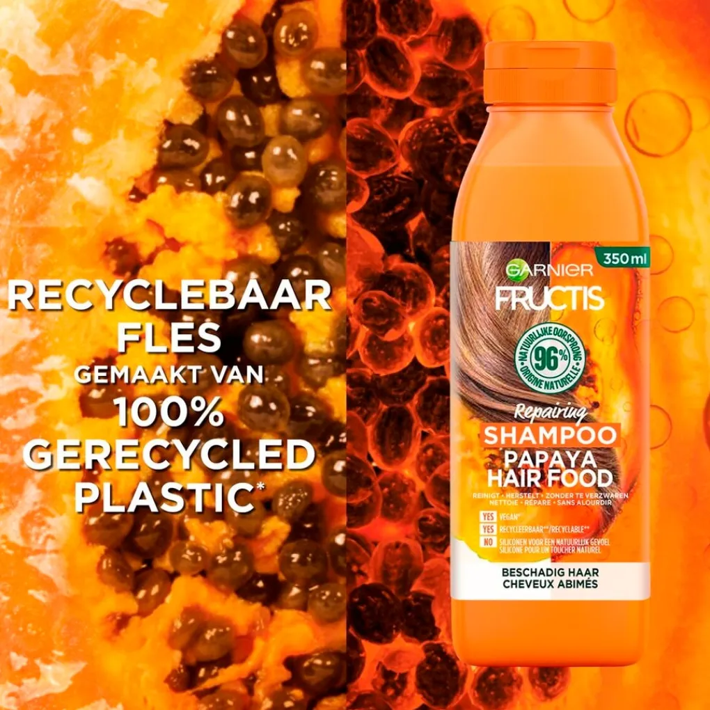 Fructis Garnier Papaya Hair Food Shampoo Clearance