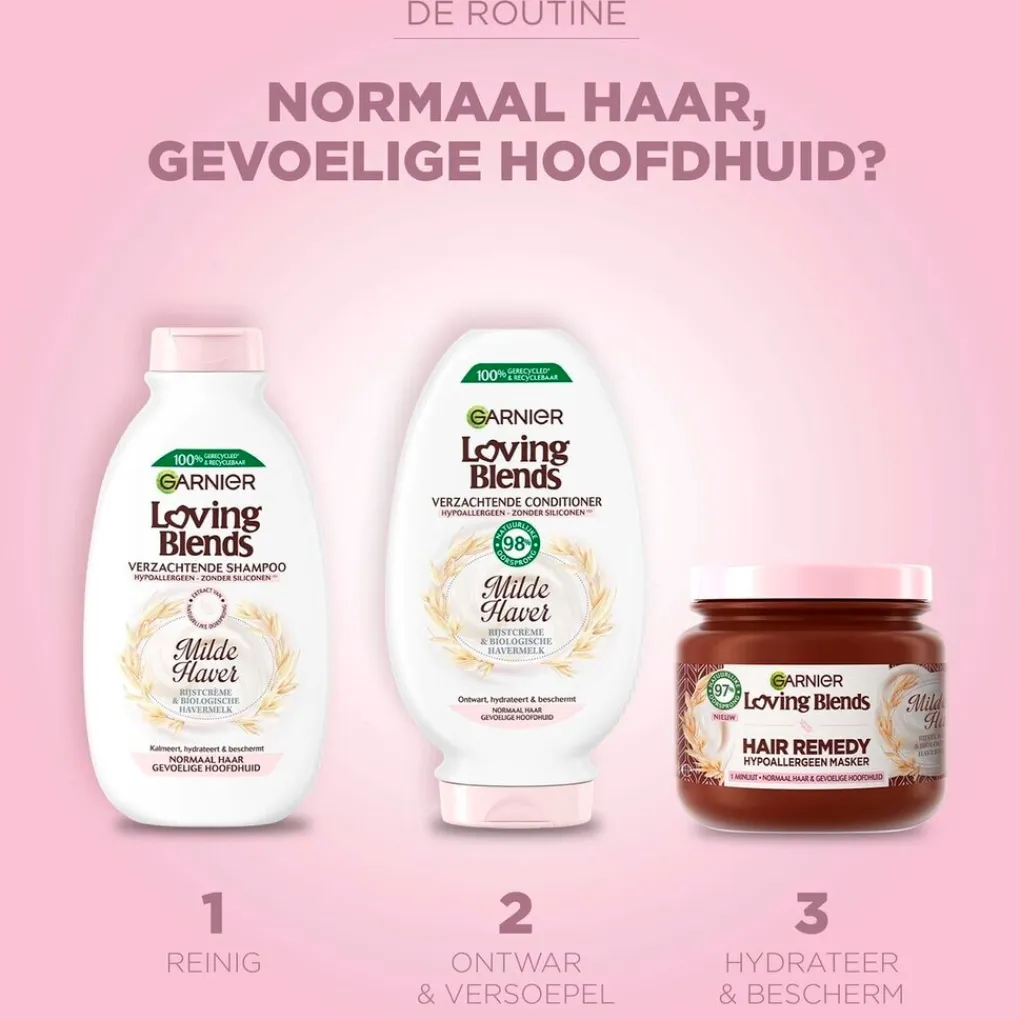 Loving Blends Garnier Milde Haver Shampoo Hot