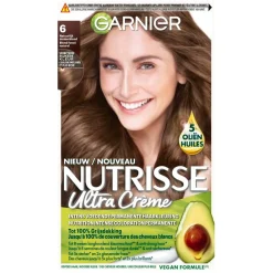 Nutrisse Garnier Ultra Crème 6 Natuurlijk Donkerblond Permanente Haarkleuring Discount