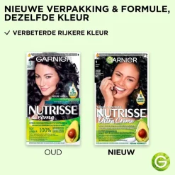 Nutrisse Garnier Ultra Crème 1 Zwart Permanente Haarkleuring Best