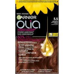 Olia Garnier 5.5 Mahonie Lichtbruin Permanente Haarkleuring New