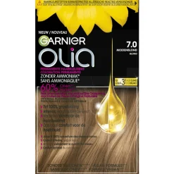 Olia Garnier 7.0 Middenblond Permanente Permanente Haarverf Hot