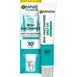 Garnier Skin Naturals Garnier PureActive BHA+ Niacinamide SPF50+ Anti-Imperfections Fluid Discount