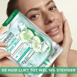 Garnier Skin Naturals Garnier SkinActive Cryo Jelly Anti-Vermoeidheid Gezichtsmasker met Hyaluronzuur