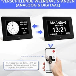 GEASY Dementieklok met 24 Alarmfuncties Sale