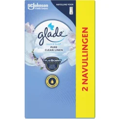 Glade by Brise Touch & Fresh Pure Clean Linen Duo Luchtverfrisser Navullingen Sale