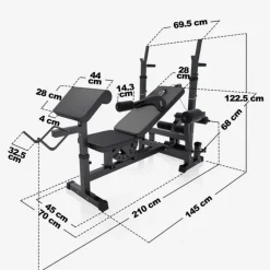 Gorilla Sports Gorilla Sport Universele halterbank