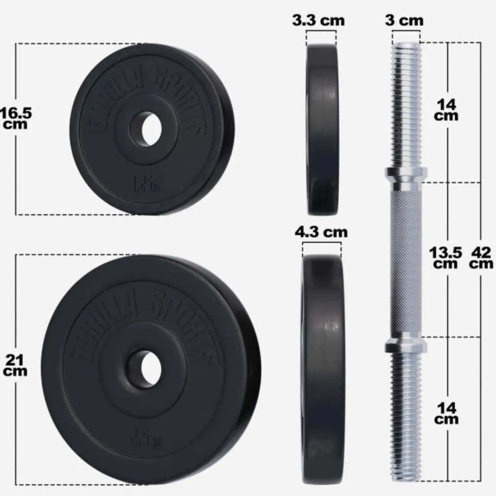 Gorilla Sports Dumbbell set Online