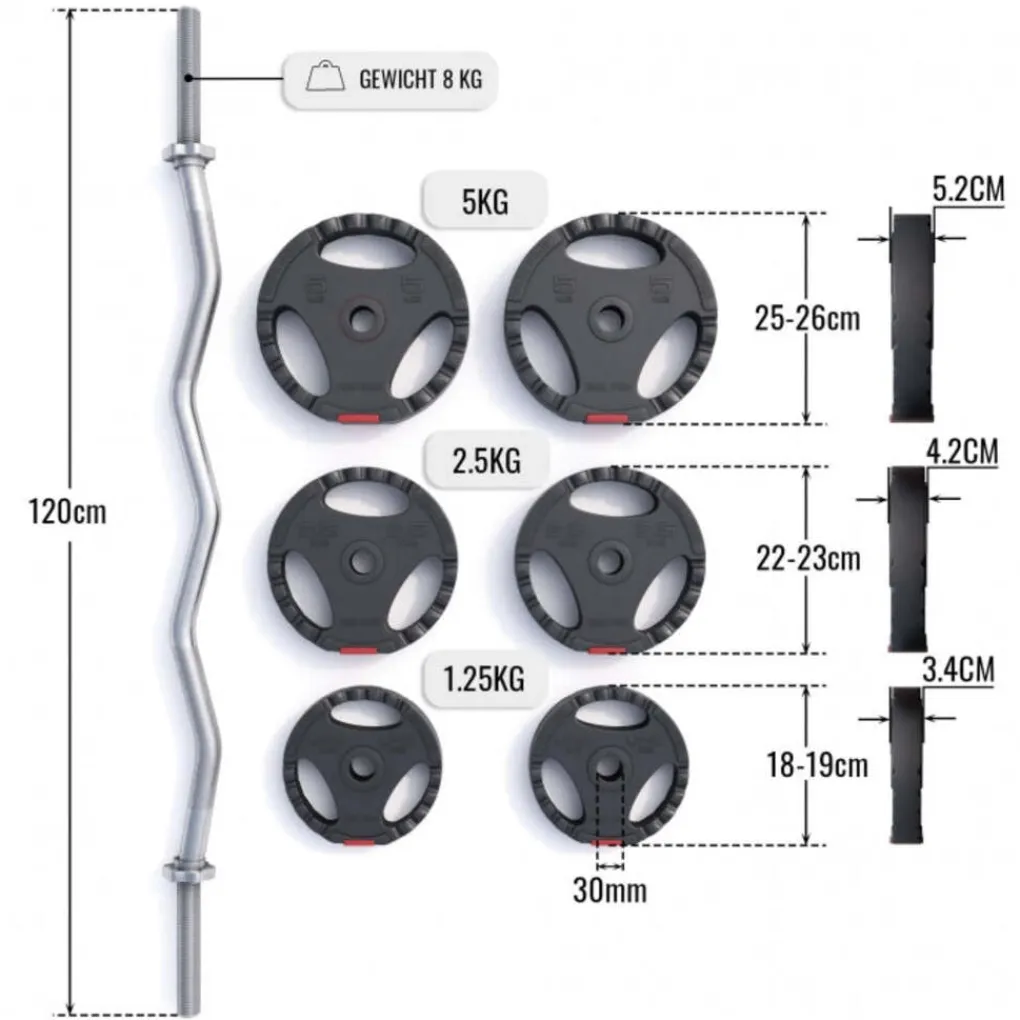 Gorilla Sports EZ Curlset Outlet