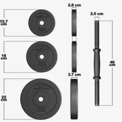 Gorilla Sports Gyronetics Dumbellset Clearance