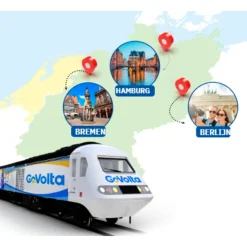 Overig GoVolta Treinticket naar Berlijn, Hamburg of Bremen Best