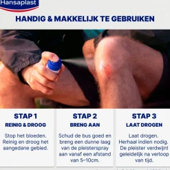 Hansaplast Second Skin Spray Pleister New