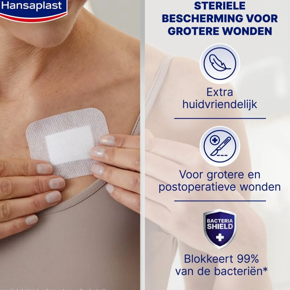 Hansaplast Sensitive XL Sterile Pleisters Discount