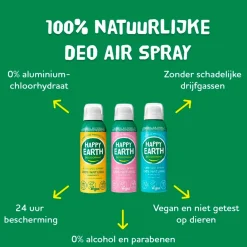 Happy Earth 100% Natural Air Jasmine Ho Wood Deospray Outlet