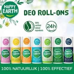 Happy Earth 100% Natural Cedar Lime Deodorant Roller Outlet