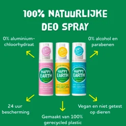 Happy Earth 100% Natural Jasmine Ho Wood Deodorant Spray Sale
