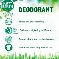 Happy Earth 100% Natural Lavender Deodorant Balm Outlet